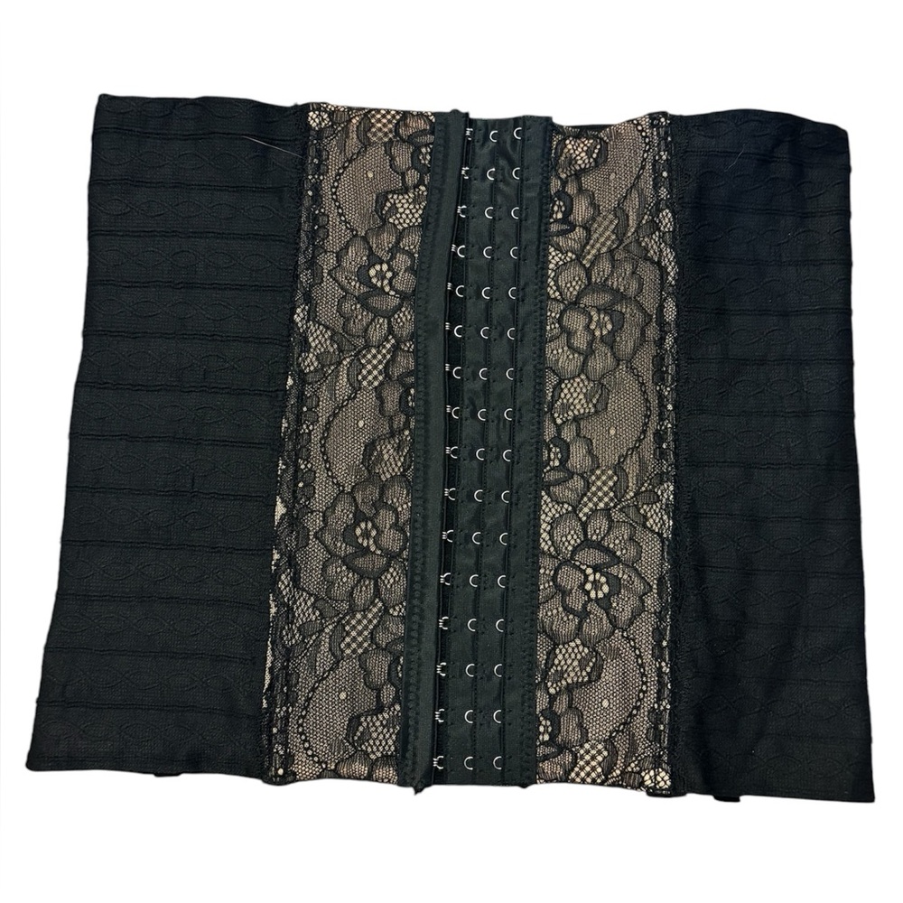 Black Lace Corset Belt